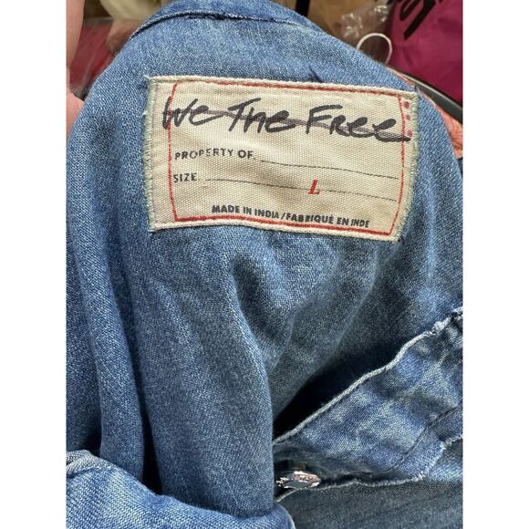 Free People We The Free Heritage Quilted Shirt Jacket - Picture 8 of 8